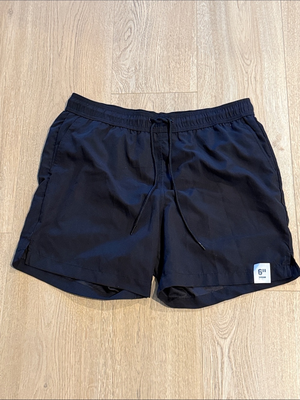 Georget Swim Shorts Trunks Mesh Liner Black Medium